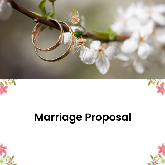 Two marriage bands on a branch of a tree which has flowers- blog post Akshata Shanbhag