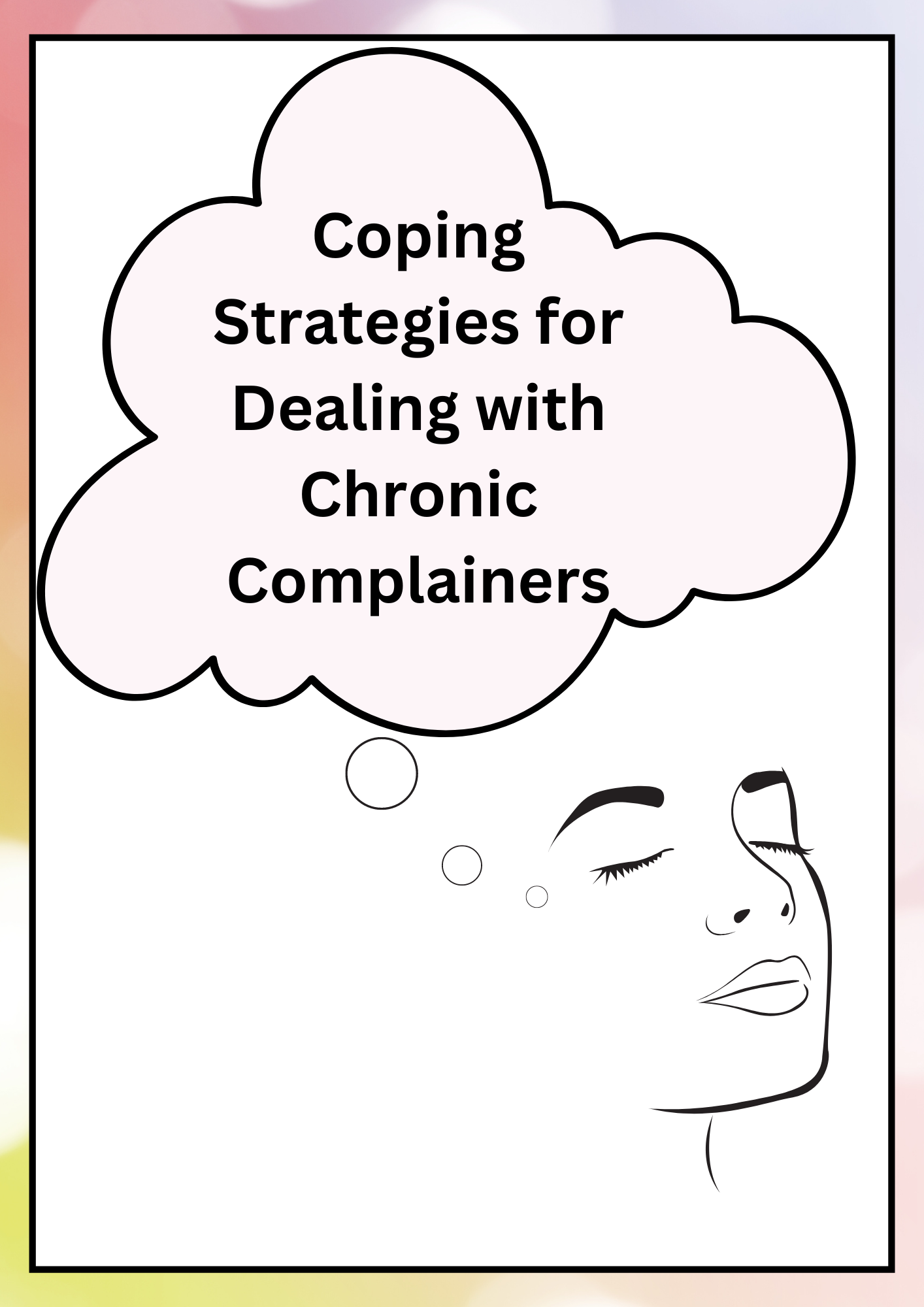 Image of a person with eyes closed and thinking blog post Akshata Shanbhag