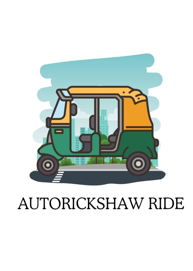Autorickshaw green and yellow blog Akshata Shanbhag
