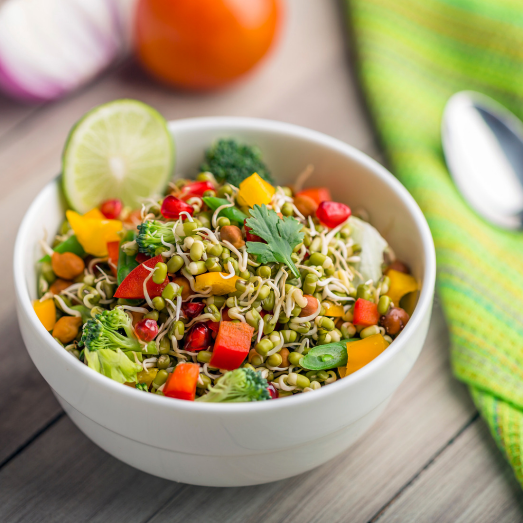 Moong and Fenugreek sprouts - blog post Akshata Shanbhag